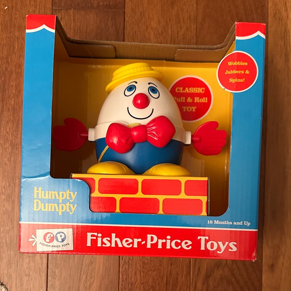 Fisher-Price Humpty Dumpty Toy - Red, Blue, Yellow
